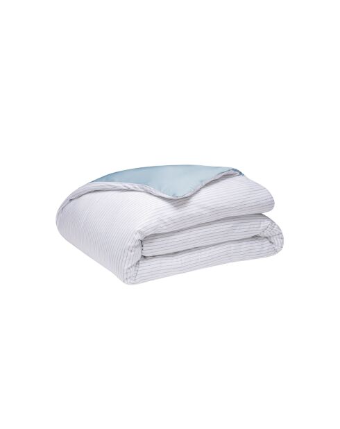 Sillage - Copripiumino blu blu con stampa in viscosa di bambù