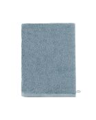 Aqua - Gant de toilette uni en coton bleu baltique - 16x21 cm