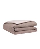 Géo mineral - Parure de lit imprimée en percale de coton, taies rectangles beige foncé