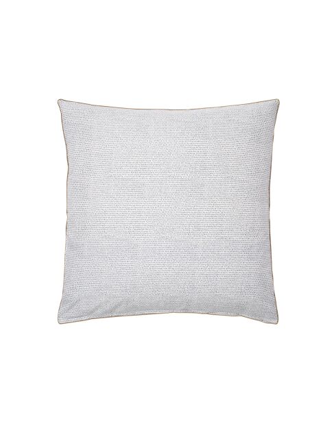 Talisman - Taie d'oreiller imprimée en percale de coton bleu