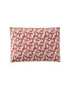 Allegoria - Taie d'oreiller imprimée en percale de coton rouge