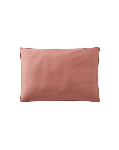 Allegoria - Taie d'oreiller imprimée en percale de coton rouge