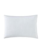 Palma - Taie d'oreiller imprimée en percale de coton bleu