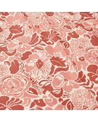 Gloria - Set letto in percalle di cotone stampato, federe quadrate rosa