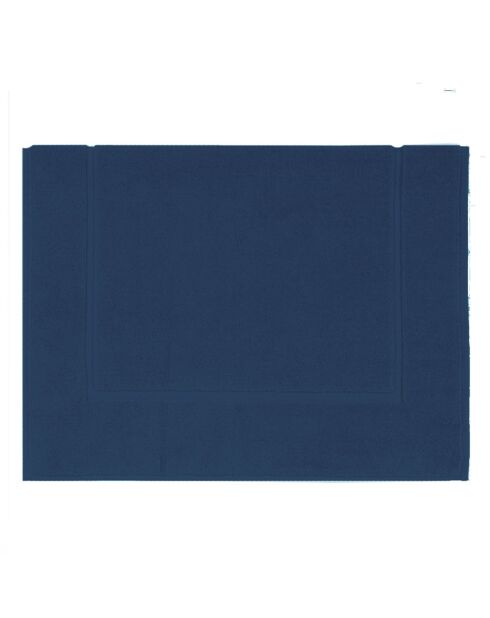 Aqua Badematte aus Baumwolle, Ozeanblau, einfarbig, 60 x 100 cm