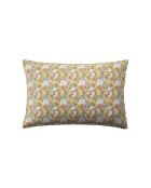 Love Birds - Funda de almohada con estampado de percal de algodón rosa