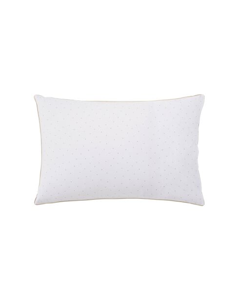 Love Birds - Funda de almohada con estampado de percal de algodón rosa