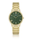 Montre homme en acier dorée