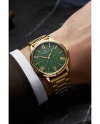 Montre homme en acier dorée