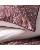 Virginia - Bettbezug aus Baumwolle in Violett+rechteckige Kissenbezüge