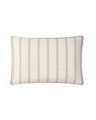 Jardin secret - Taie d'oreiller imprimée en percale de coton blanc