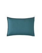 Première - Federa in percalle di cotone tinta unita blu smeraldo