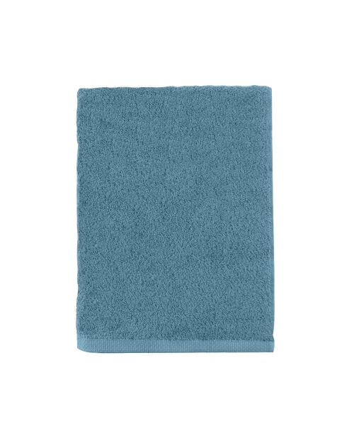 Aqua - Badetuch aus Baumwolle, baltikblau, einfarbig, 55x100 cm