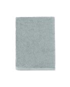 Aqua - Federgraues schlichtes Badetuch aus Baumwolle - 55x100 cm