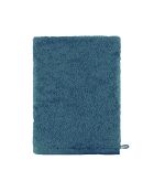 Aqua - Gant de toilette uni en coton vert émeraude - 16x21 cm