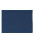 Aqua - Alfombra de baño de algodón liso azul océano, 60 x 60 cm