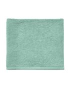 Aqua - Drap de douche unie en coton bleu lagune - 65x125 cm