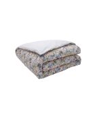 Bosquet - Funda nórdica de percal de algodón azul estampada