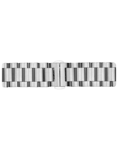 Montre homme en acier argentée