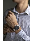 Montre homme en acier argentée