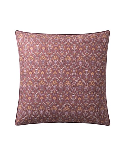 Virginia - Bedruckter Kissenbezug aus Baumwollperkal, lila