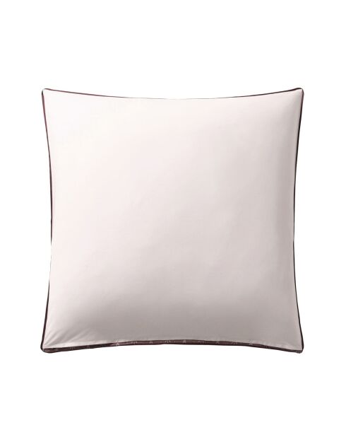 Virginia - Bedruckter Kissenbezug aus Baumwollperkal, lila