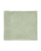 Aqua - Toalla de ducha de algodón liso verde salvia - 65x125 cm