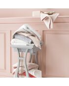 Aqua - Saracen bruin effen katoenen badlaken - 90x170 cm