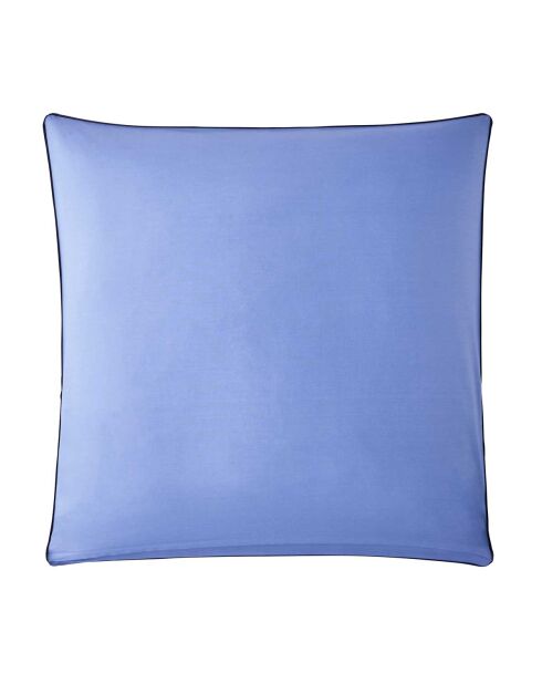 Alice - Taie d'oreiller en percale de coton bleu