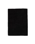 Aqua - schlichtes schwarzes Baumwoll-Badetuch - 55x100 cm