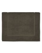 Aqua - Tapis de bain uni en coton vert - 60x60 cm