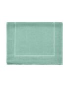 Aqua - Lagunenblaue schlichte Baumwoll-Badematte - 60x100 cm