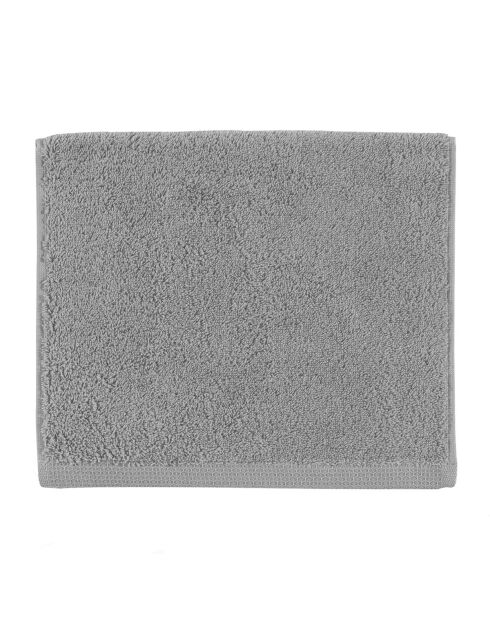 Aqua - Badlaken van stevig zilvergrijs katoen - 90x170 cm