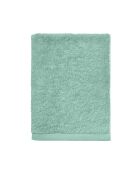 Aqua - Drap de bain unie en coton bleu lagune - 90x170 cm