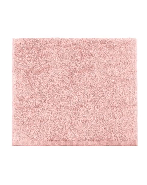 Aqua - Asciugamano per ospiti in cotone rosa tinta unita, latte alla fragola - 30x50 cm