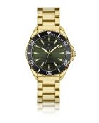 Montre homme en acier dorée