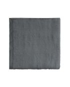 Aqua - Telo doccia liscio in cotone grigio ardesia - 65x125 cm