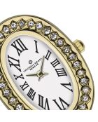 Horloge van goudkleurig staal voor dames