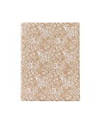 Jaipur - Bruin laken in perkal bedrukt katoen