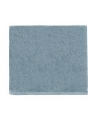 Aqua - Baltikblaues schlichtes Baumwoll-Duschtuch - 65x125 cm