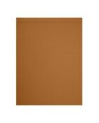 Tout Doux - Drap plat uni en coton ambre