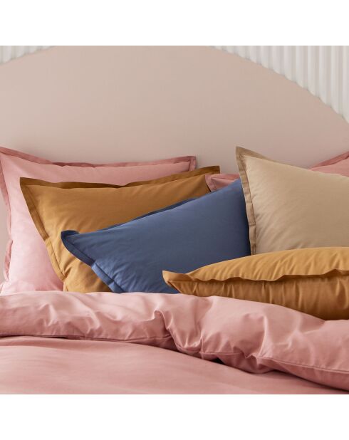 Tout Doux - Drap plat uni en coton ambre