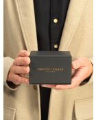 Montre femme en cuir rose doré/noir