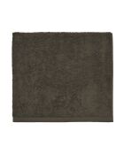 Aqua - Drap de douche uni en coton vert - 65x125 cm