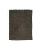 Aqua - Drap de bain unie en coton vert - 90x170 cm