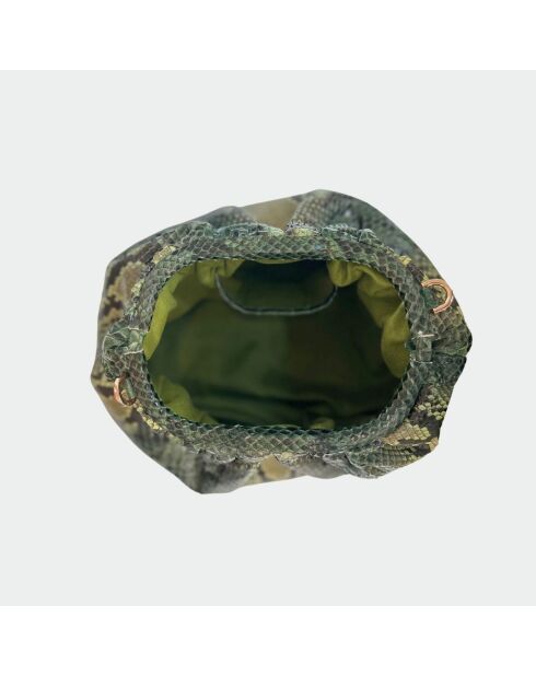 Big Mint python-zachte buidel - 31 x 20 cm