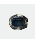 Pochette souple en python Big Moon - 31 x 20 cm