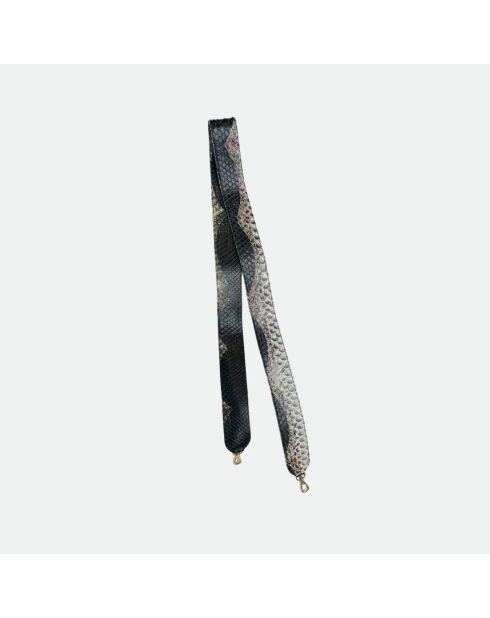 Pochette souple en python Big Moon - 31 x 20 cm