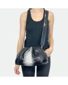 Pochette souple en python Big Moon - 31 x 20 cm