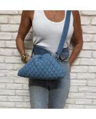 Pochette in denim morbido Big Denim - 31 x 20 cm